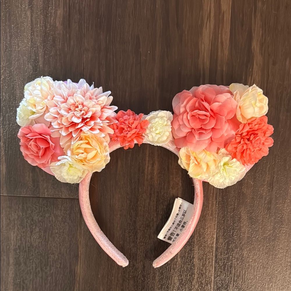 Floral Mouse Ear Headband